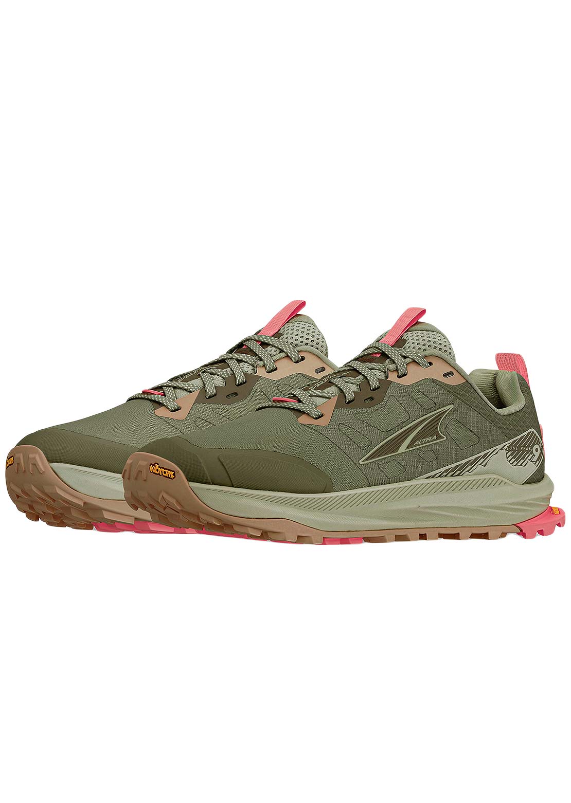 Altra Women's Lone Peak 9+ Trail Running Shoes Dusty Olive