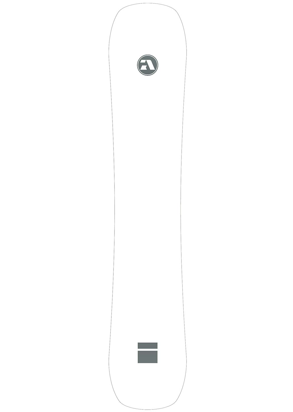 Amplid Unisex Memory Stick Snowboards Black