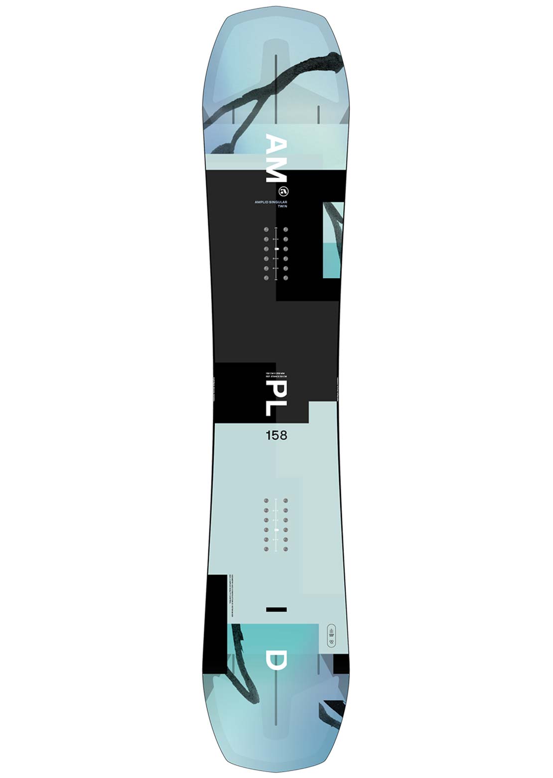 Amplid Unisex Singular Twin Snowboard