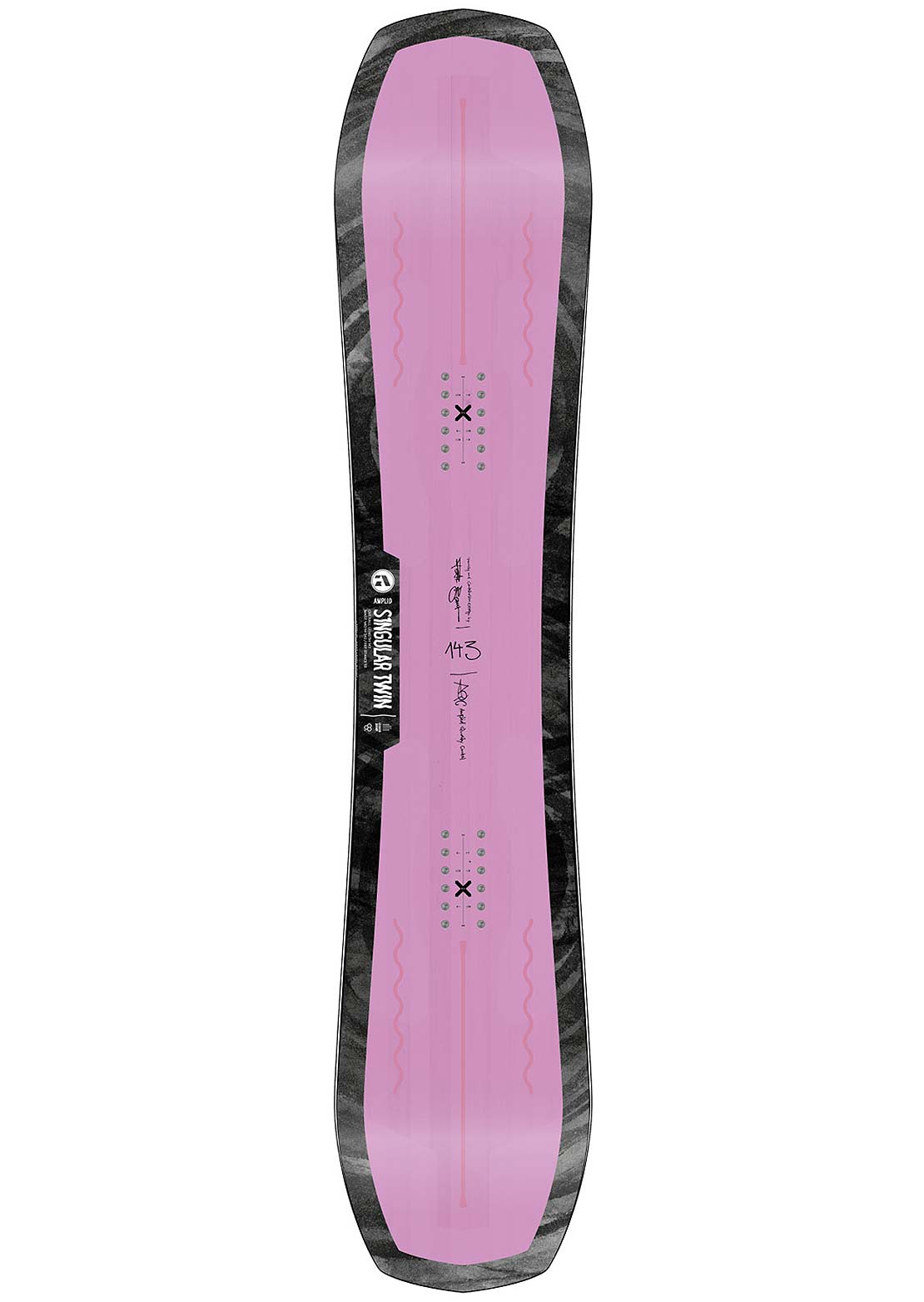 Amplid Unisex Singular Twin Snowboards 43 cm