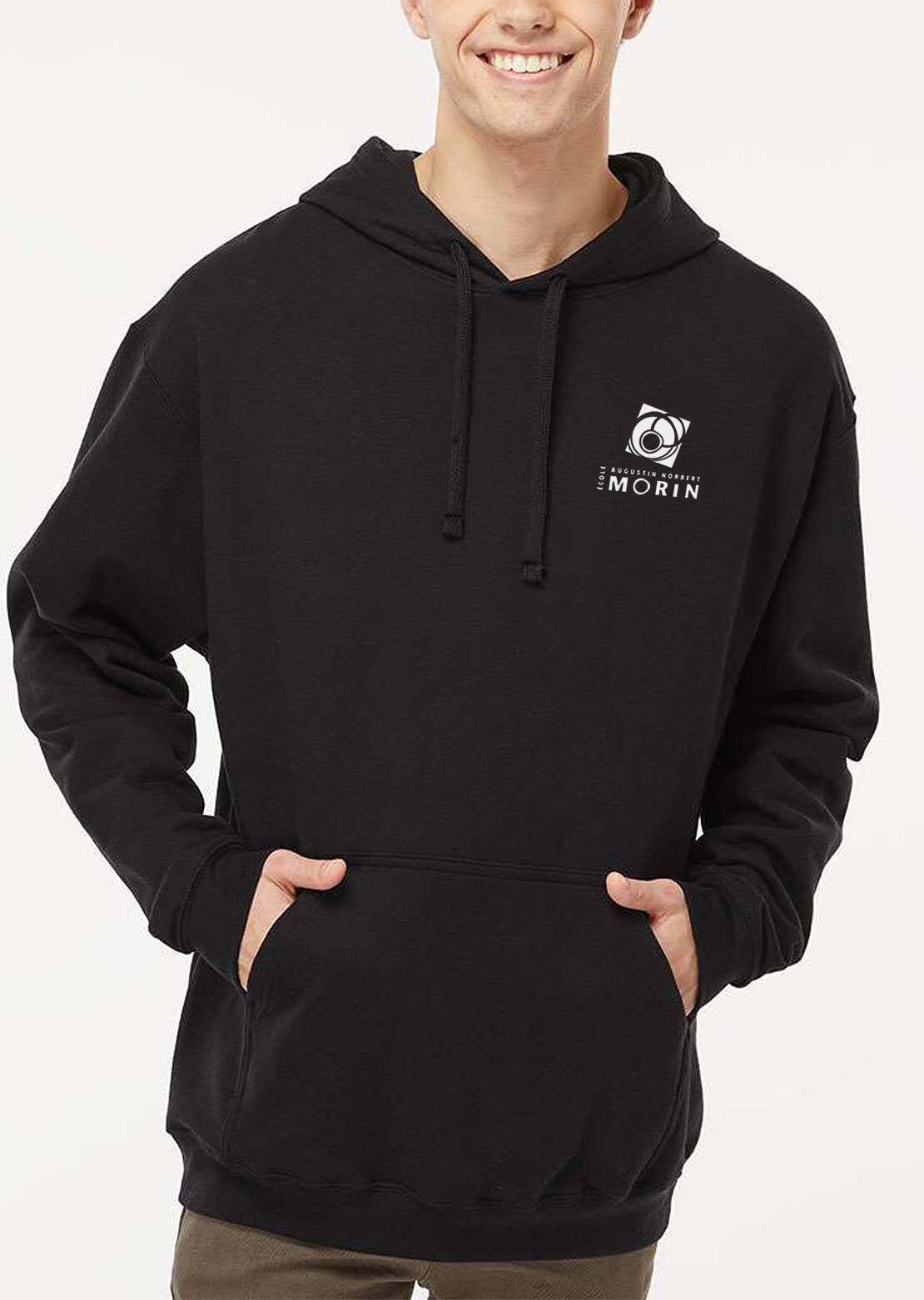 AN-MORIN Coton Ouaté Imprimé Unisex Black