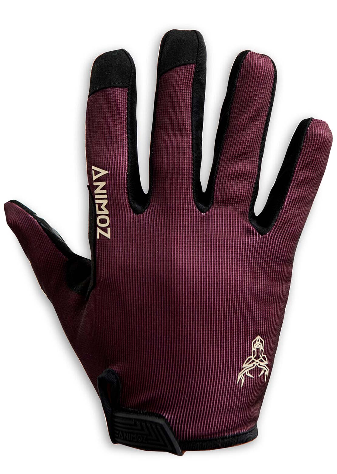 Animoz Unisex Wild Gloves Burgundy