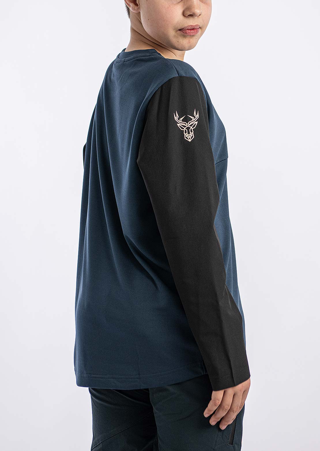 Animoz Junior Wild Long Sleeve Jersey Navy