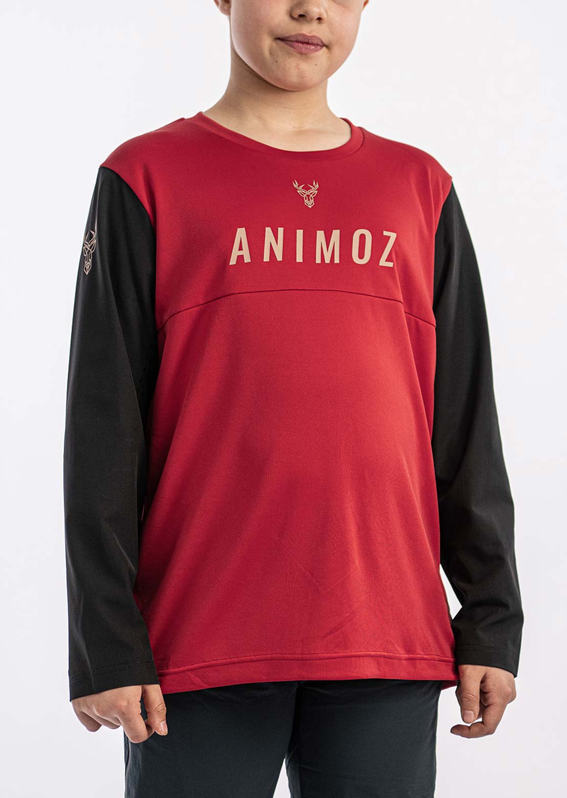 Animoz Junior Wild Long Sleeve Jersey Red