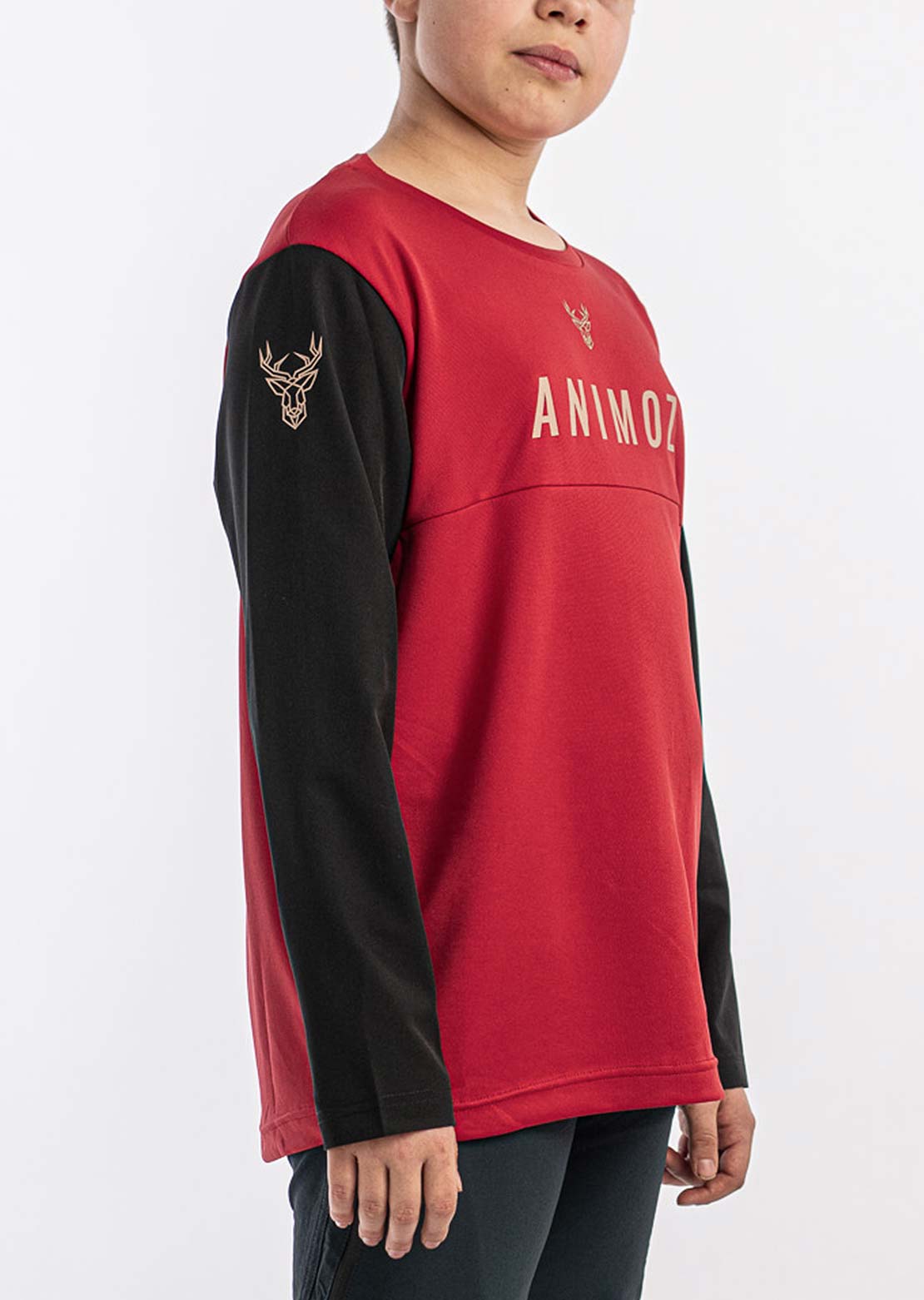 Animoz Junior Wild Long Sleeve Jersey Red
