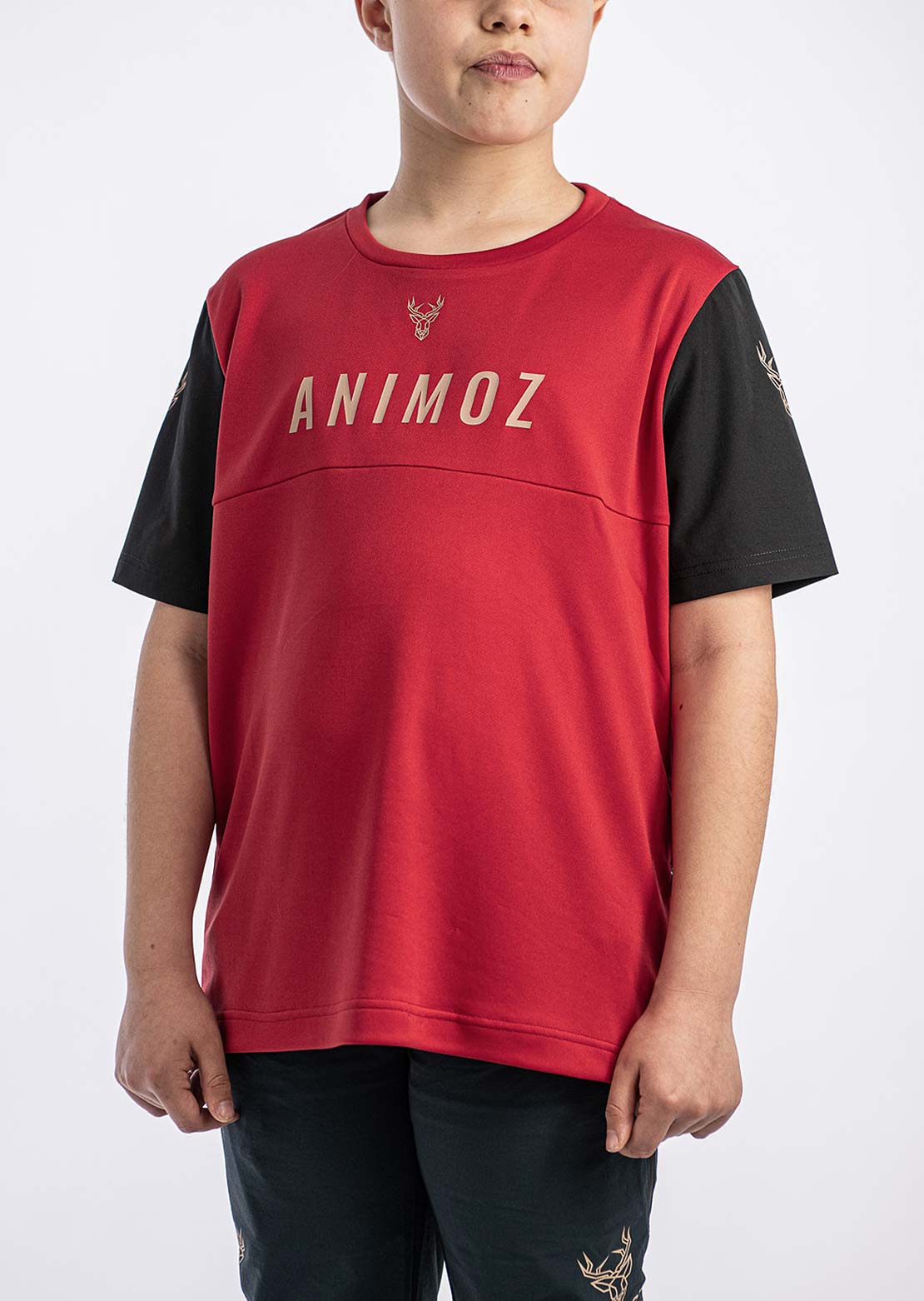 Animoz Junior Wild Short Sleeve Jersey Red