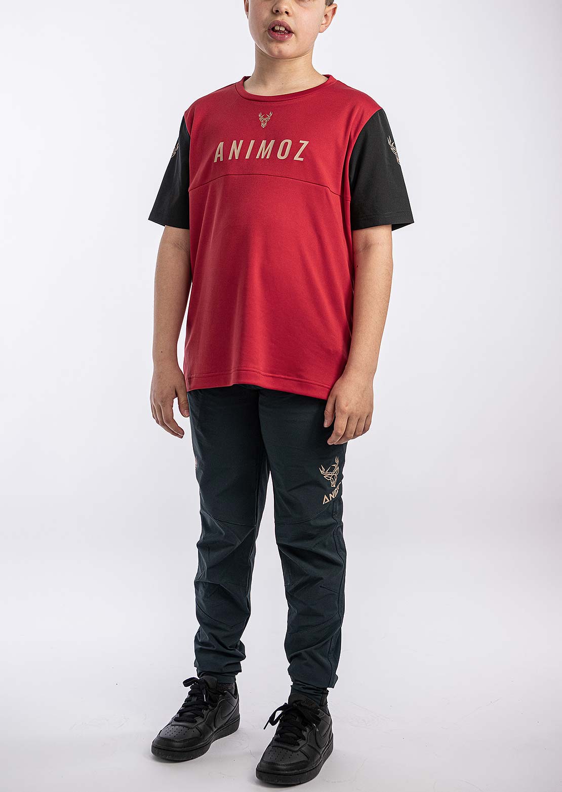 Animoz Junior Wild Short Sleeve Jersey Red