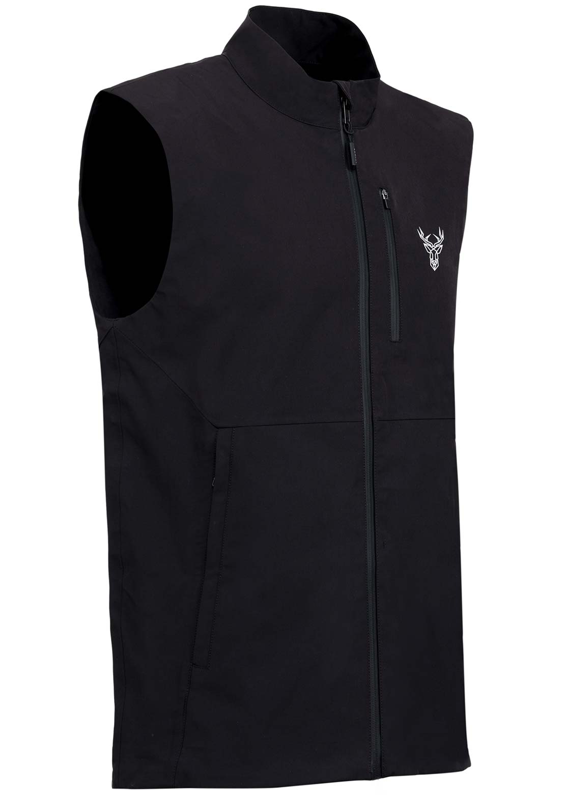 Animoz Men's Pure Gilet Jacket Black