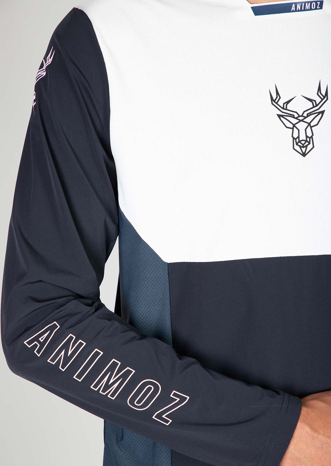 Animoz Men's Pure Long Sleeve Jersey Blue Navy