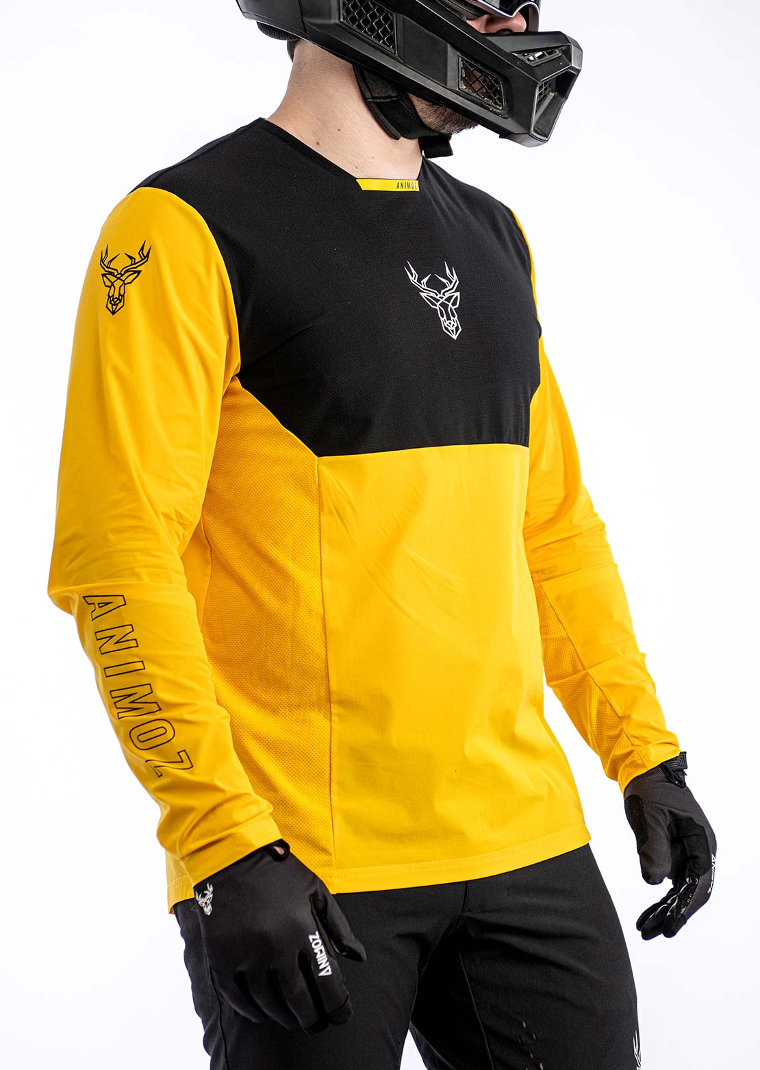 Animoz Men's Pure Long Sleeve Jersey Yellow