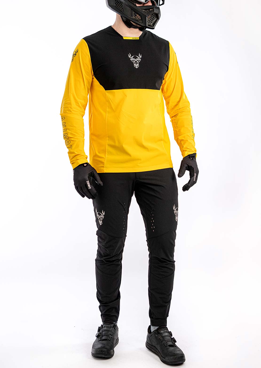 Animoz Men's Pure Long Sleeve Jersey Yellow