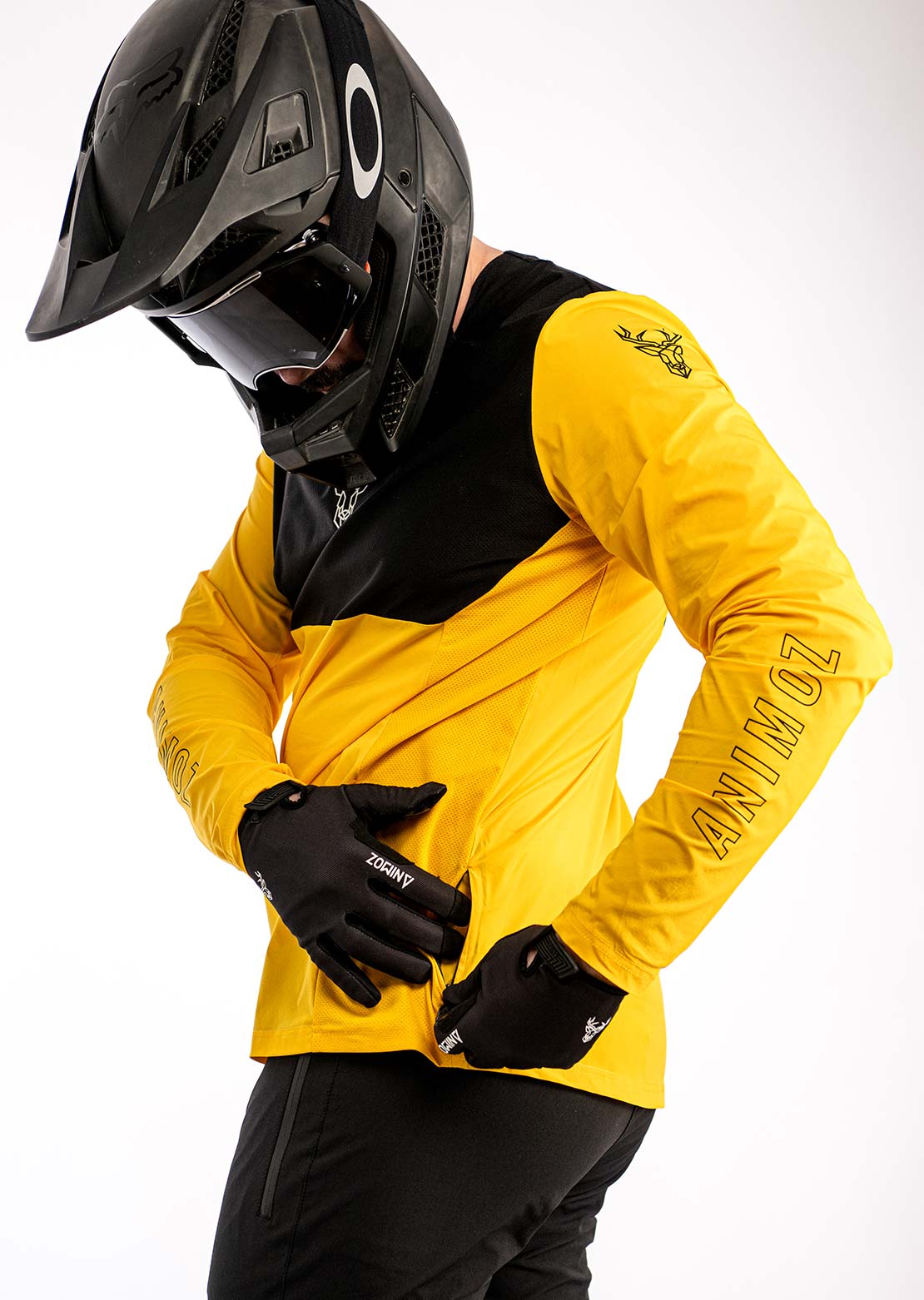 Animoz Men's Pure Long Sleeve Jersey Yellow