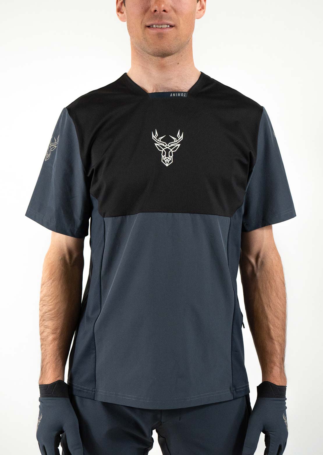 Animoz Men's Pure Short Sleeve Jersey Blue Night