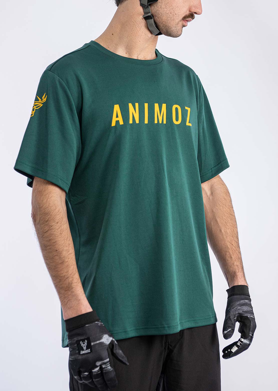 Animoz Men's Raw Short Sleeve Jersey Green