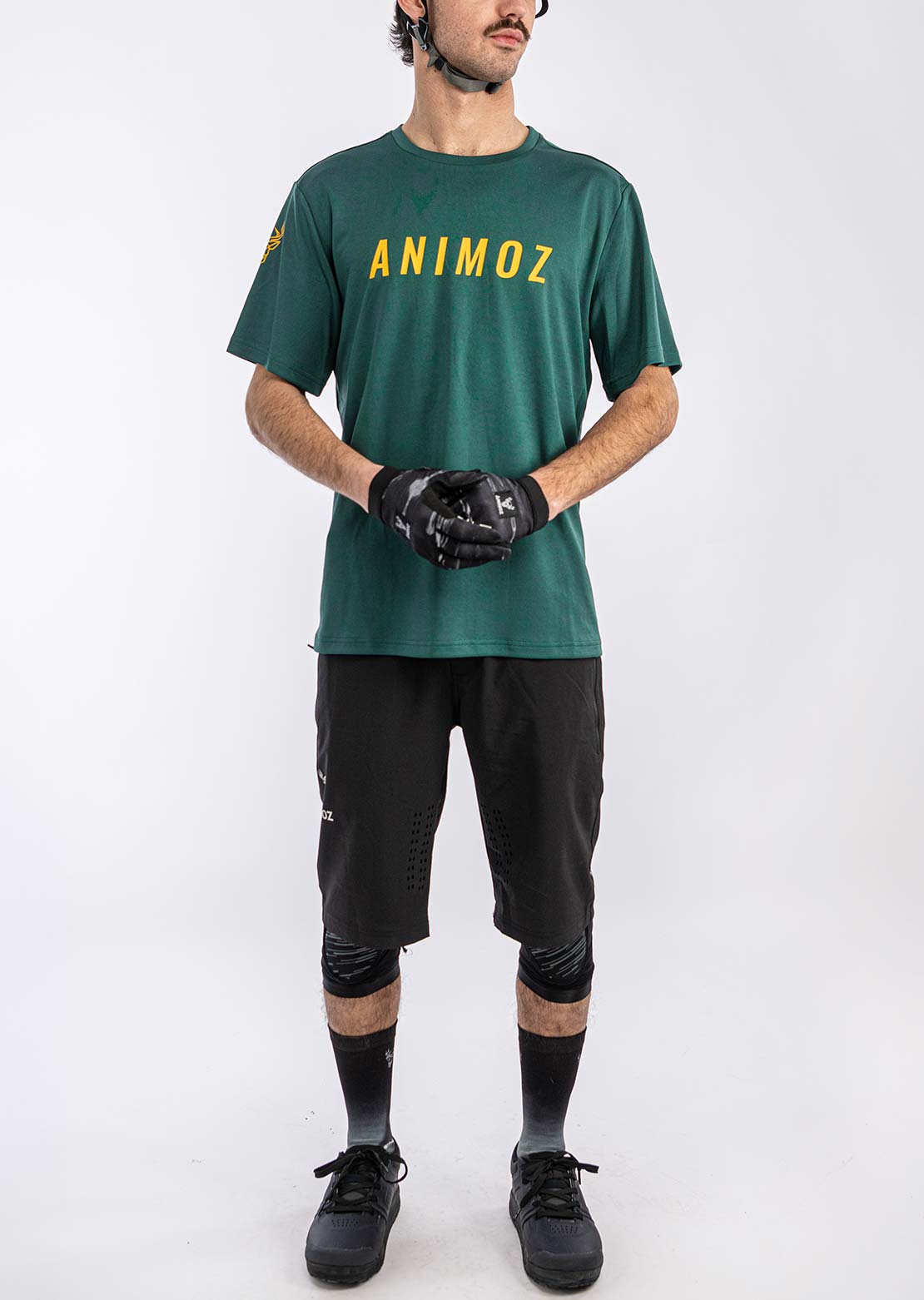 Animoz Men's Raw Short Sleeve Jersey Green