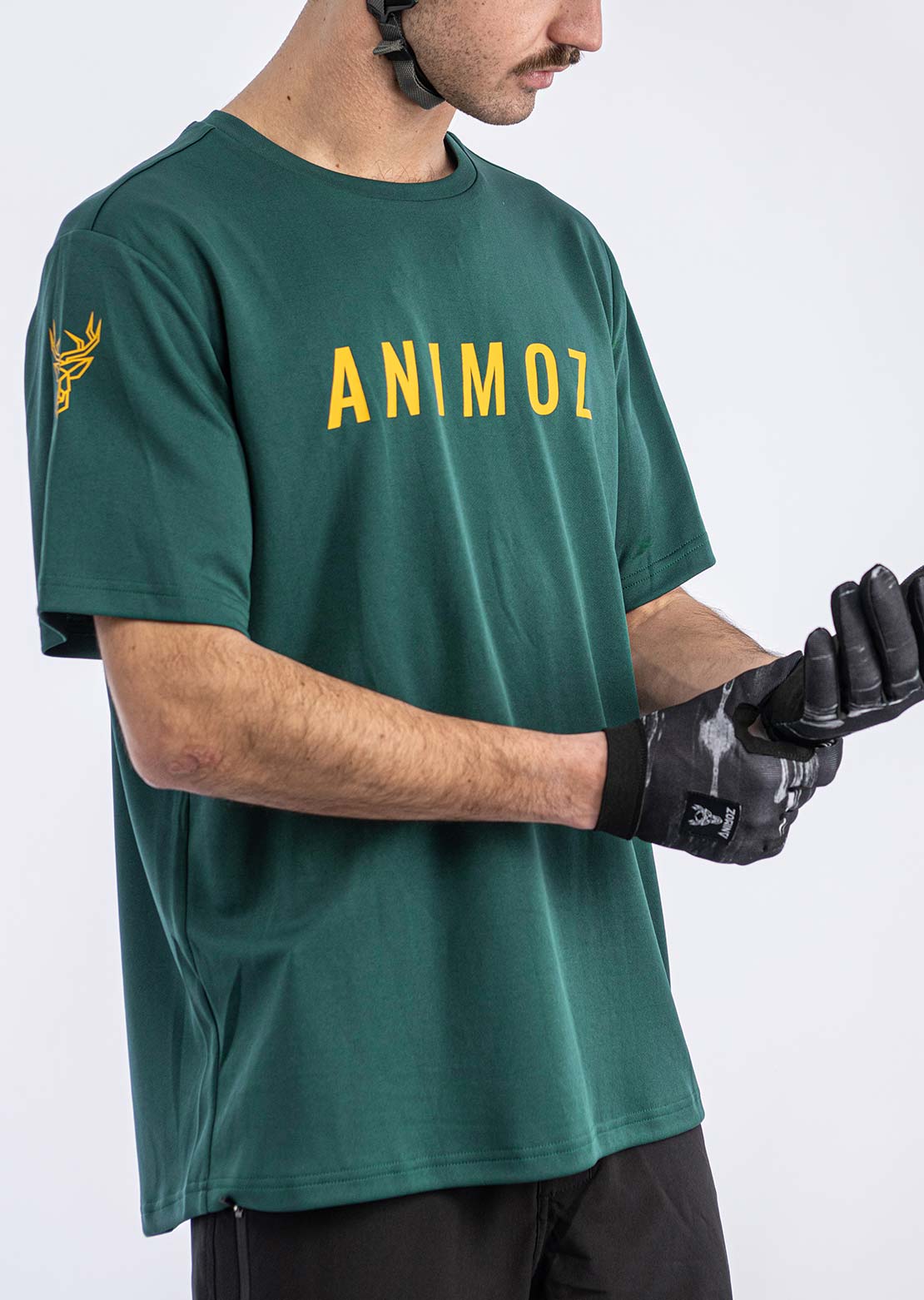 Animoz Men's Raw Short Sleeve Jersey Green