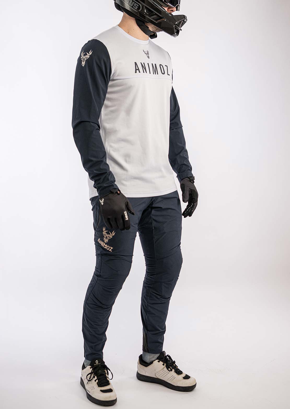 Animoz Men's Wild Long Sleeve Jersey Clear Grey