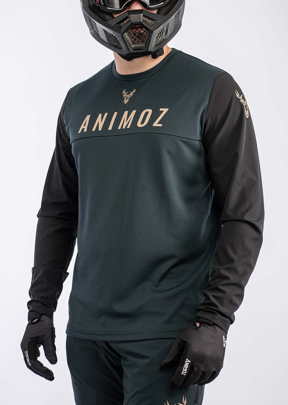 Animoz Men's Wild Long Sleeve Jersey Dark Grey