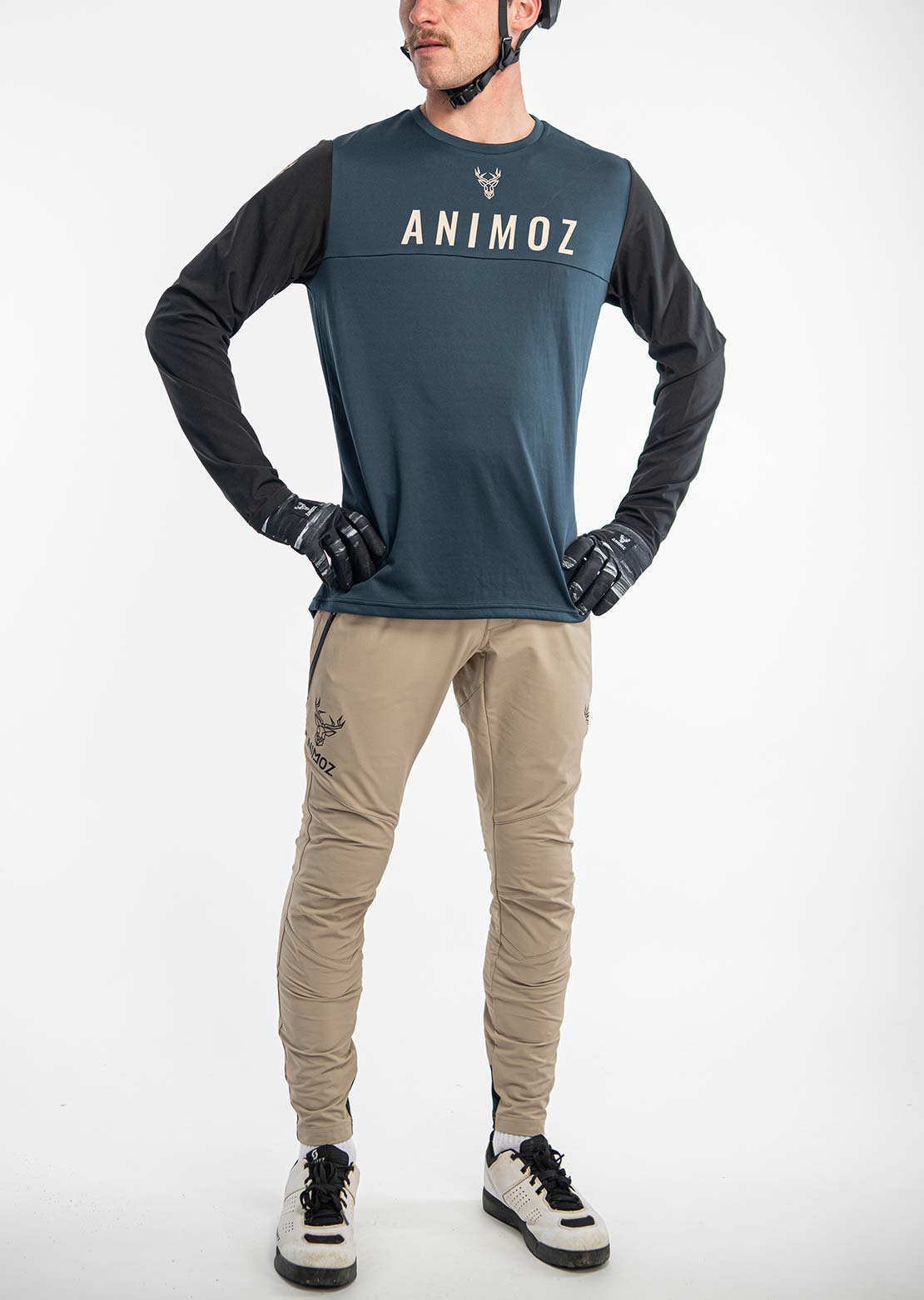 Animoz Men's Wild Long Sleeve Jersey Navy