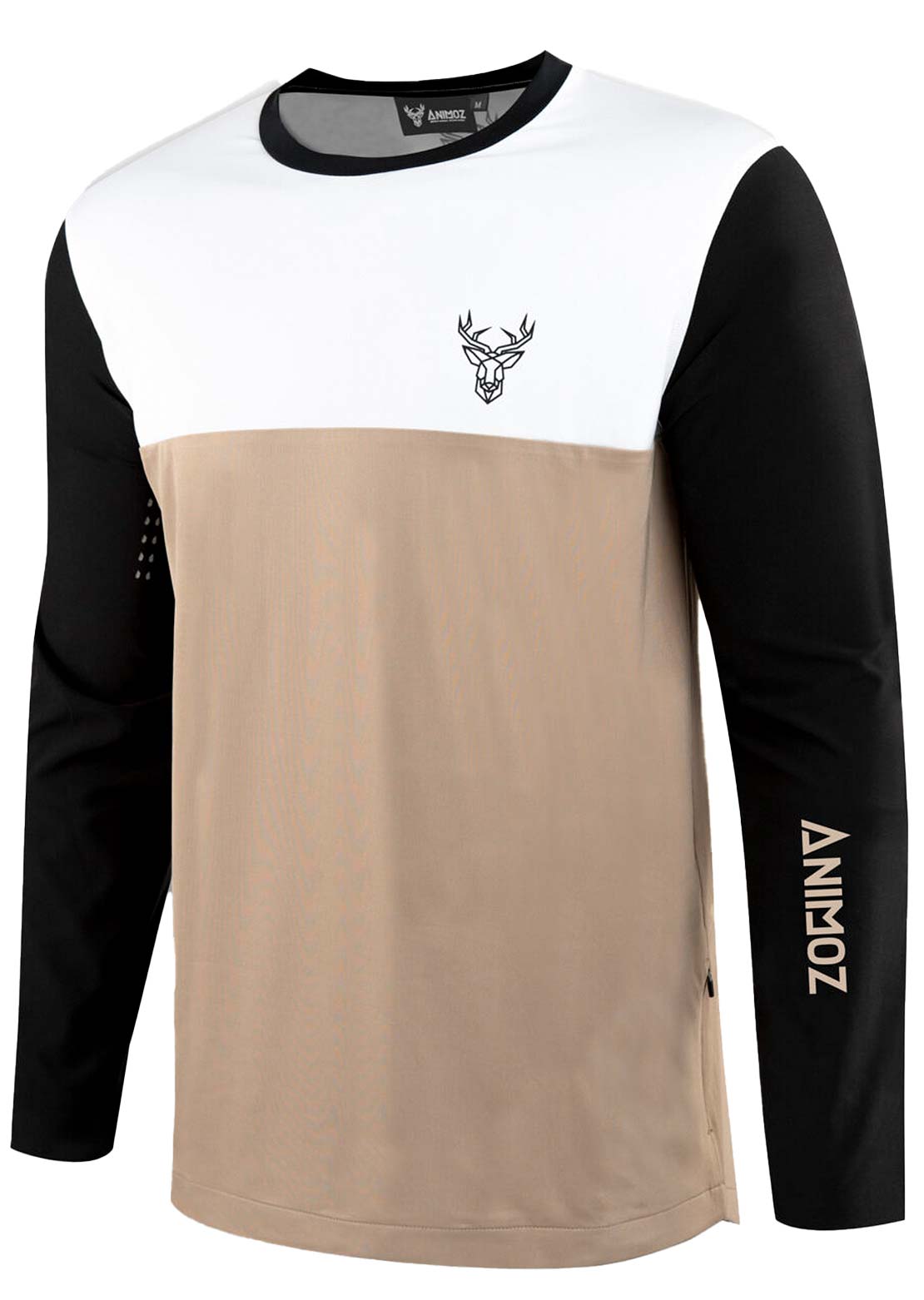 Animoz Men's Wild Long Sleeve Jersey Camel