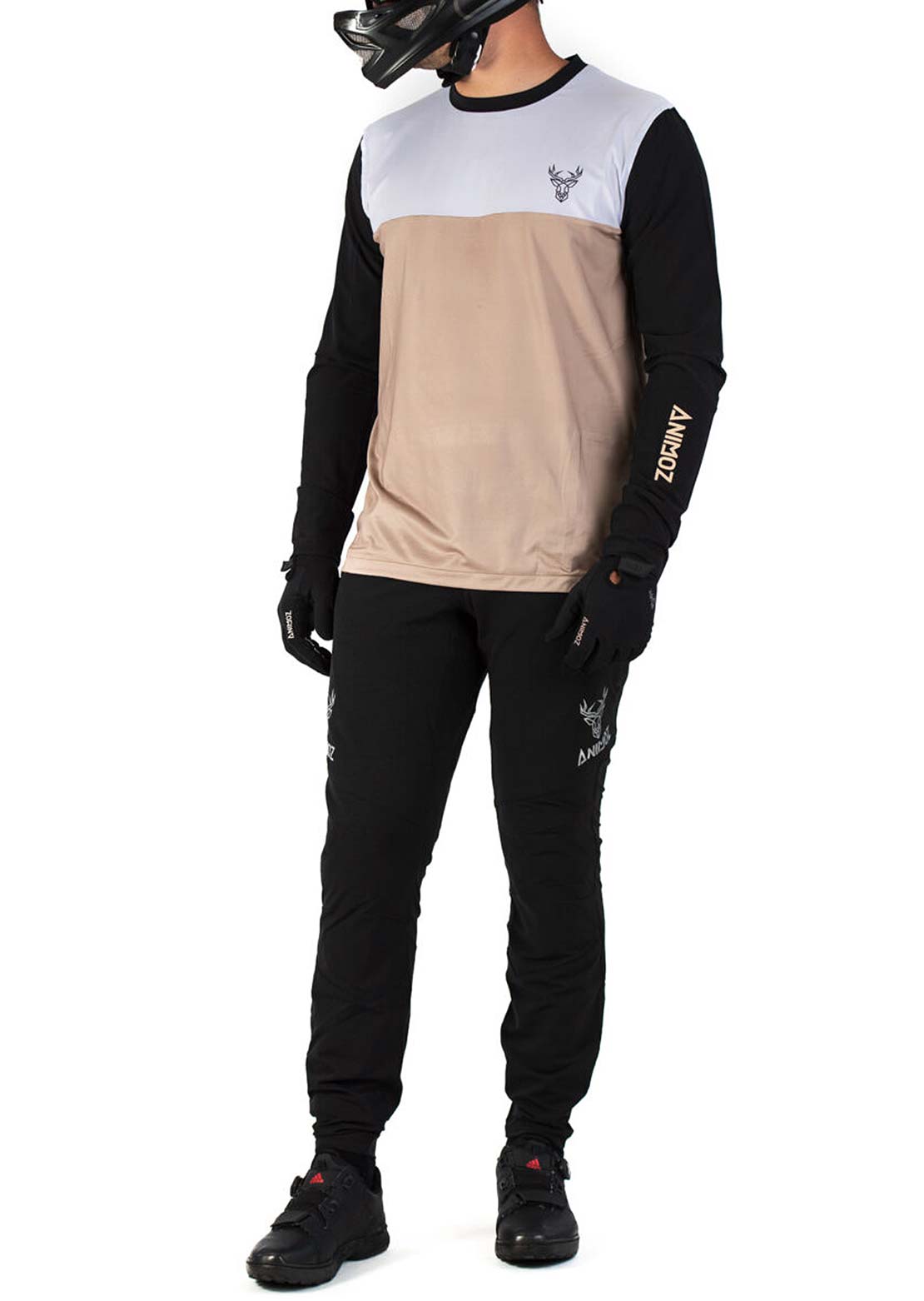 Animoz Men's Wild Long Sleeve Jersey Camel