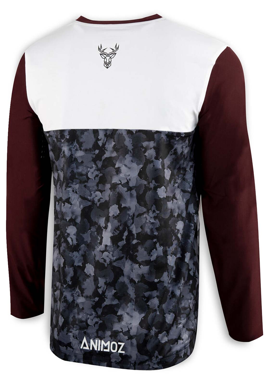 Animoz Men's Wild Long Sleeve Jersey Burgundy
