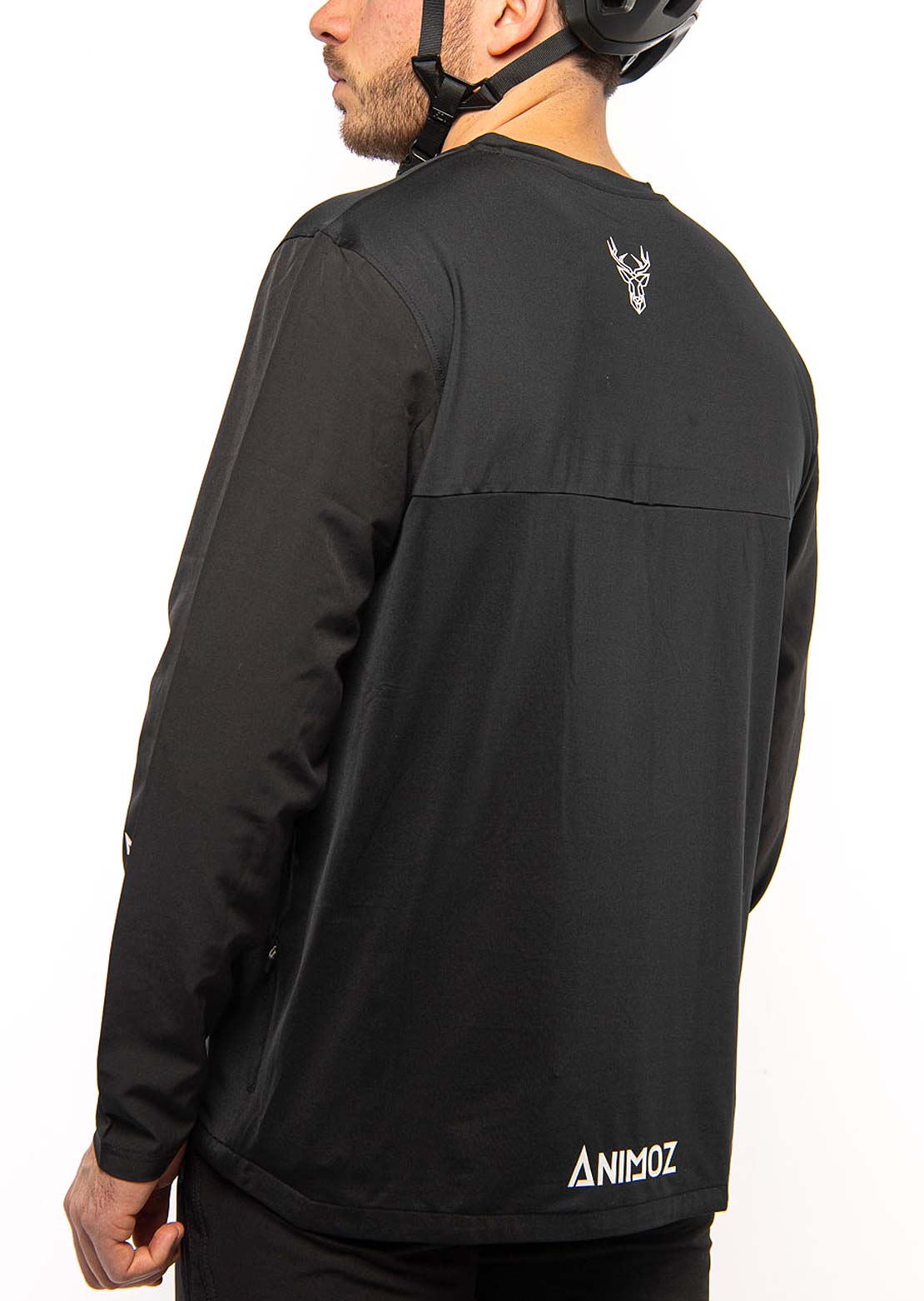 Animoz Men's Wild Long Sleeve Jersey Black