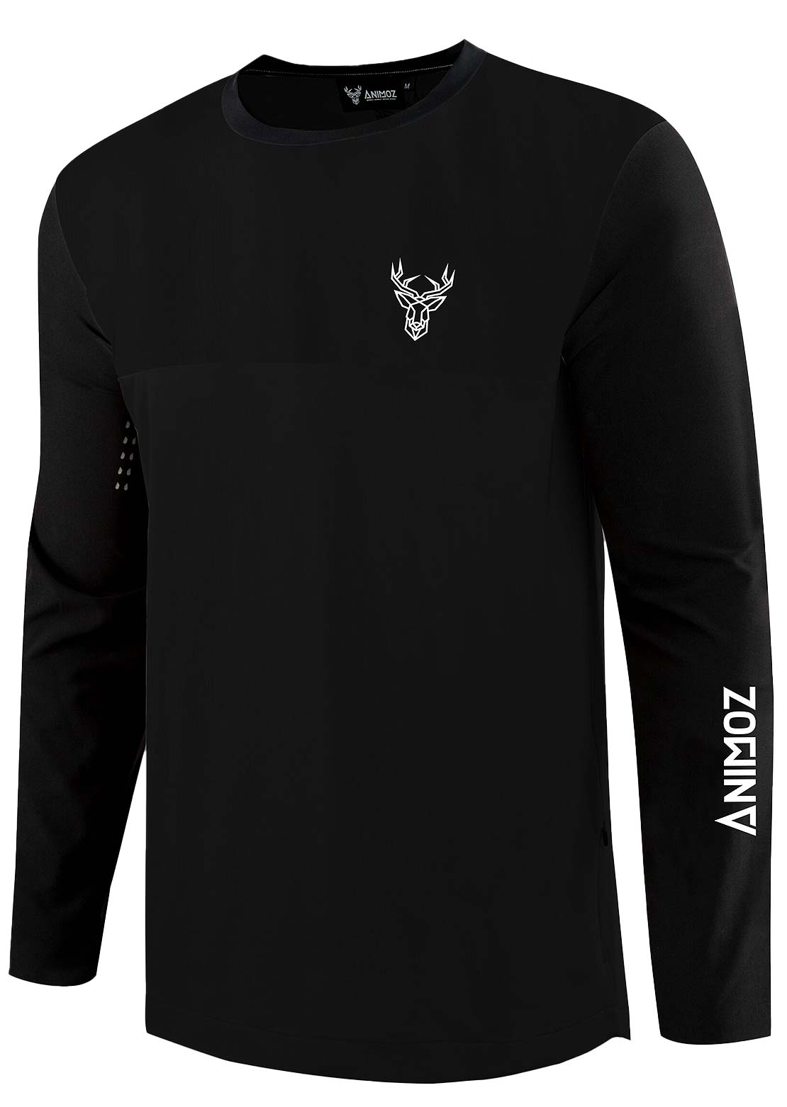 Animoz Men's Wild Long Sleeve Jersey Black
