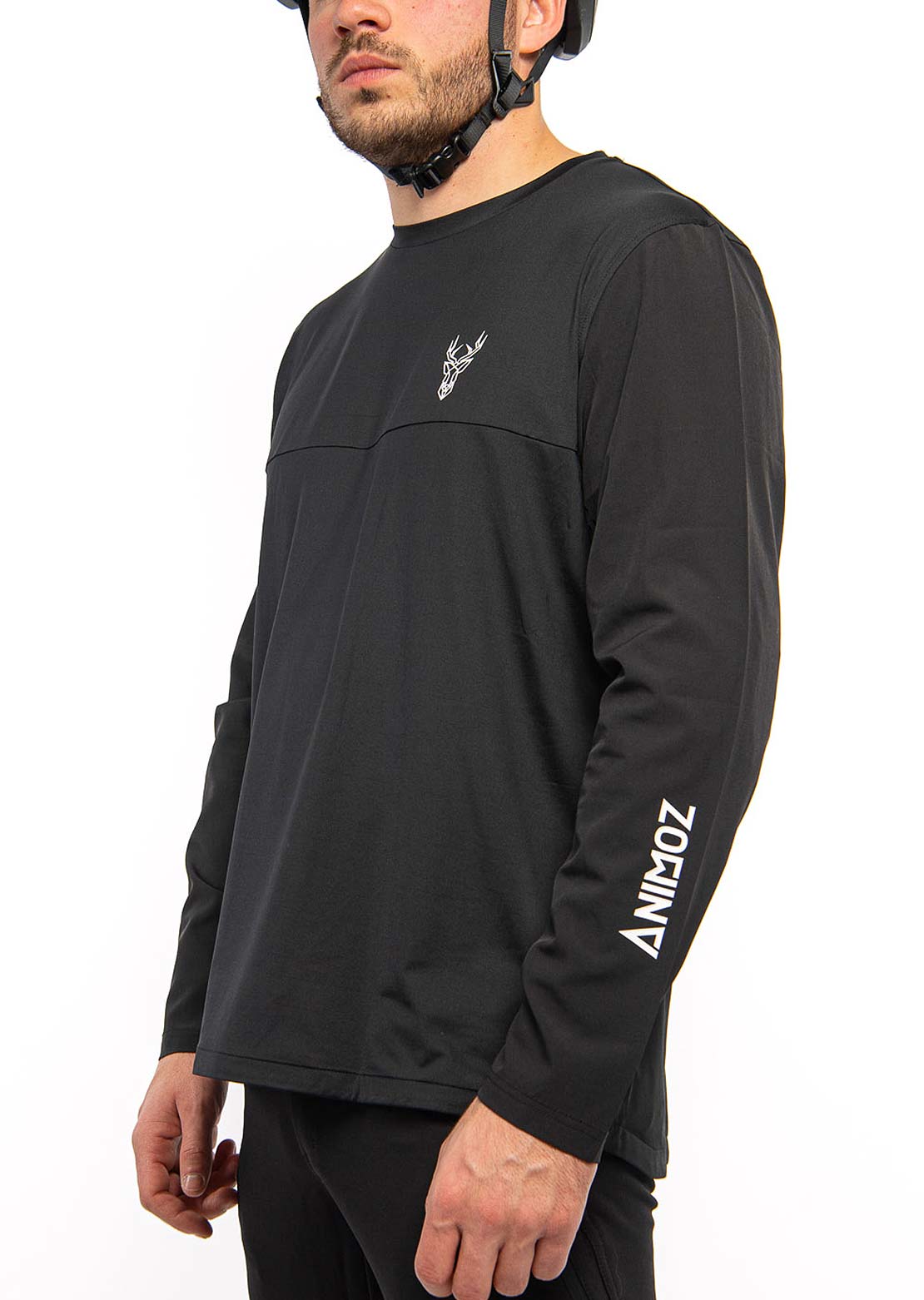 Animoz Men's Wild Long Sleeve Jersey Black