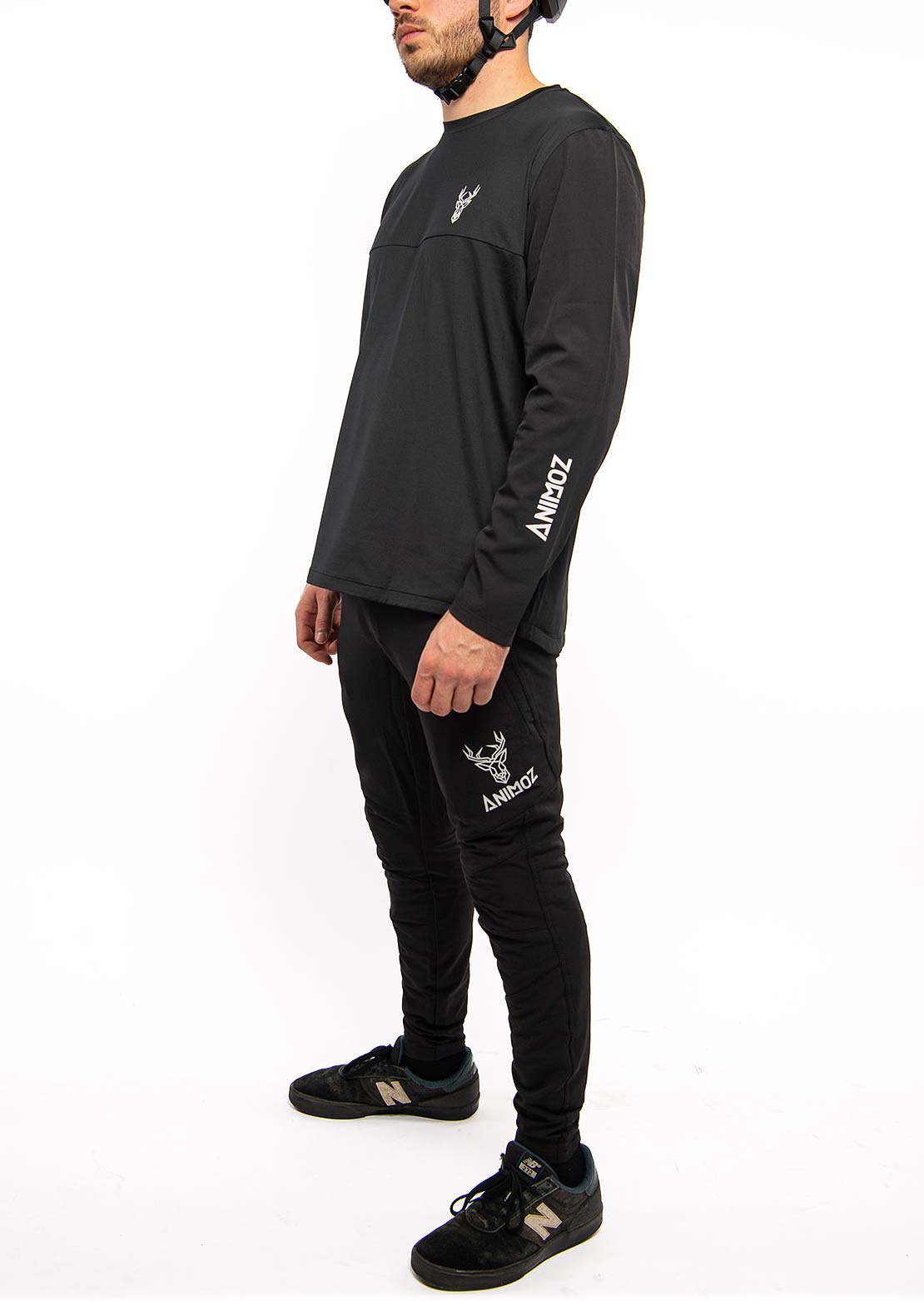 Animoz Men's Wild Long Sleeve Jersey Black