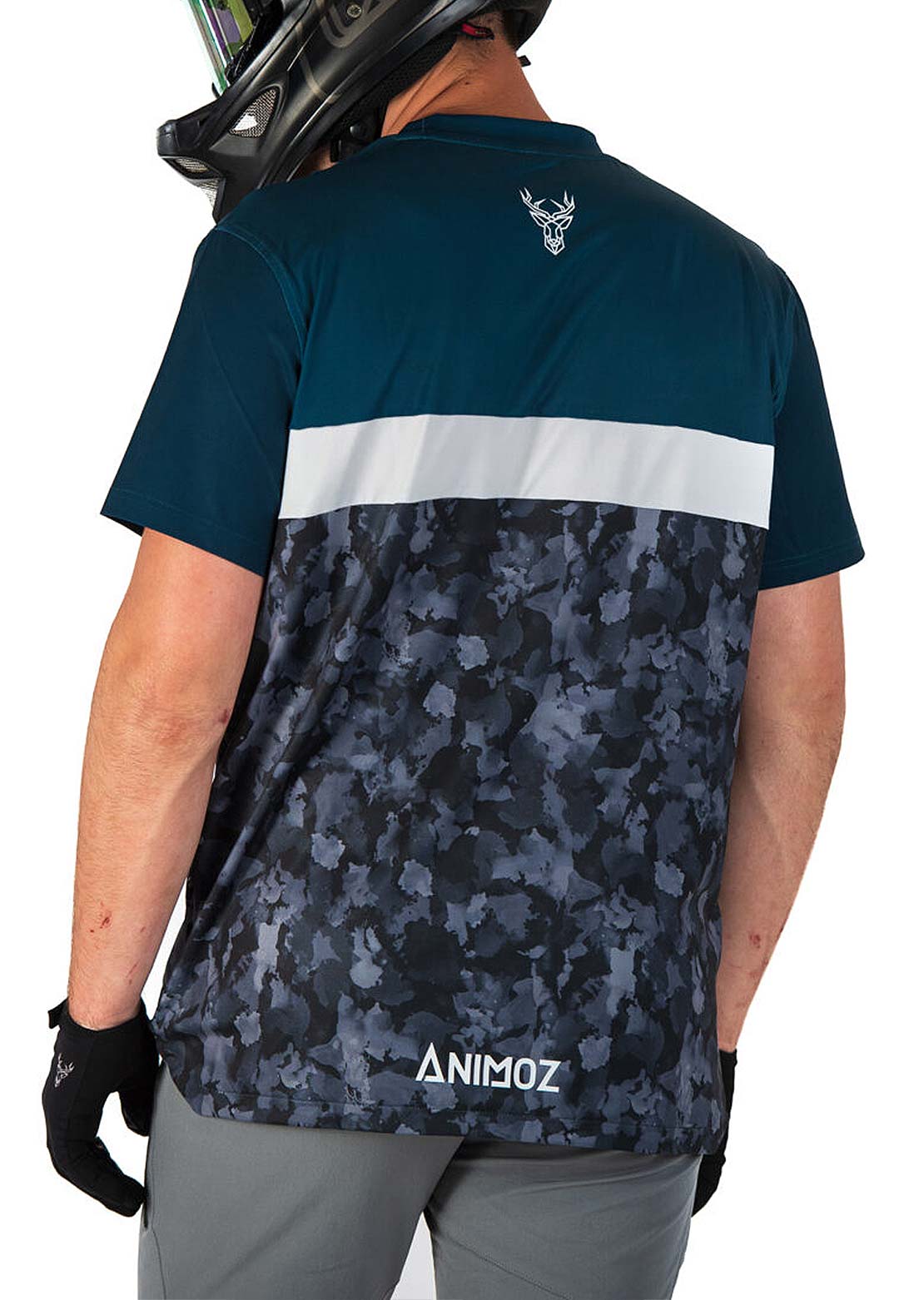 Animoz Men's Wild Short Sleeve Jersey Blue