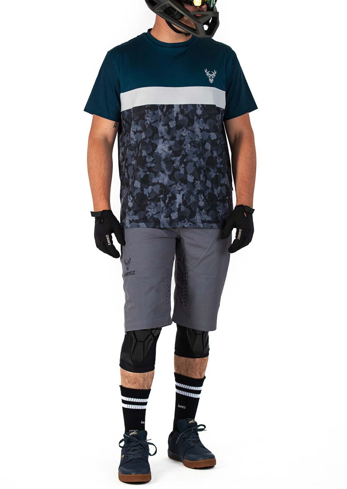 Animoz Men's Wild Short Sleeve Jersey Blue