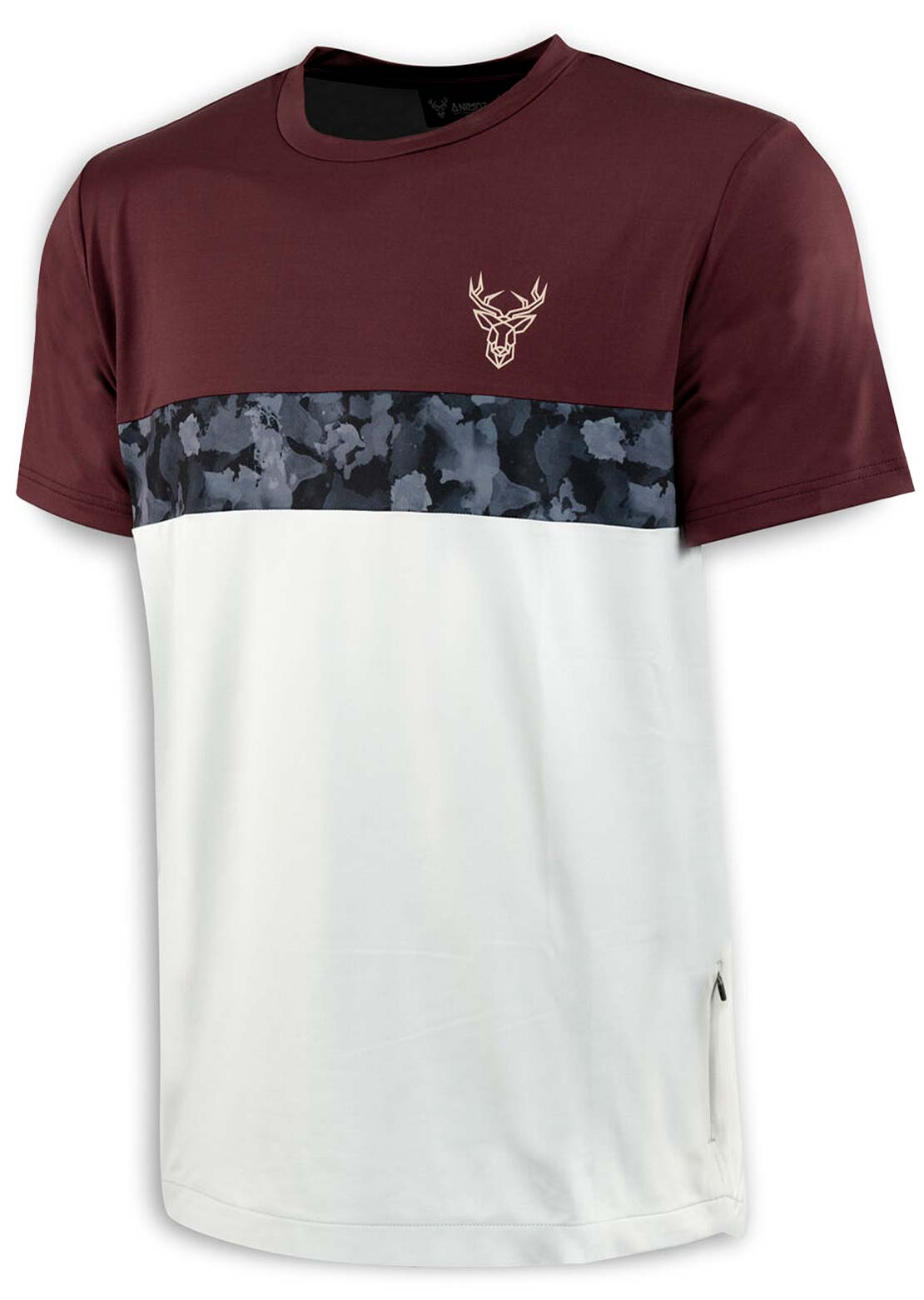 Animoz Men's Wild Short Sleeve Jersey Burgundy