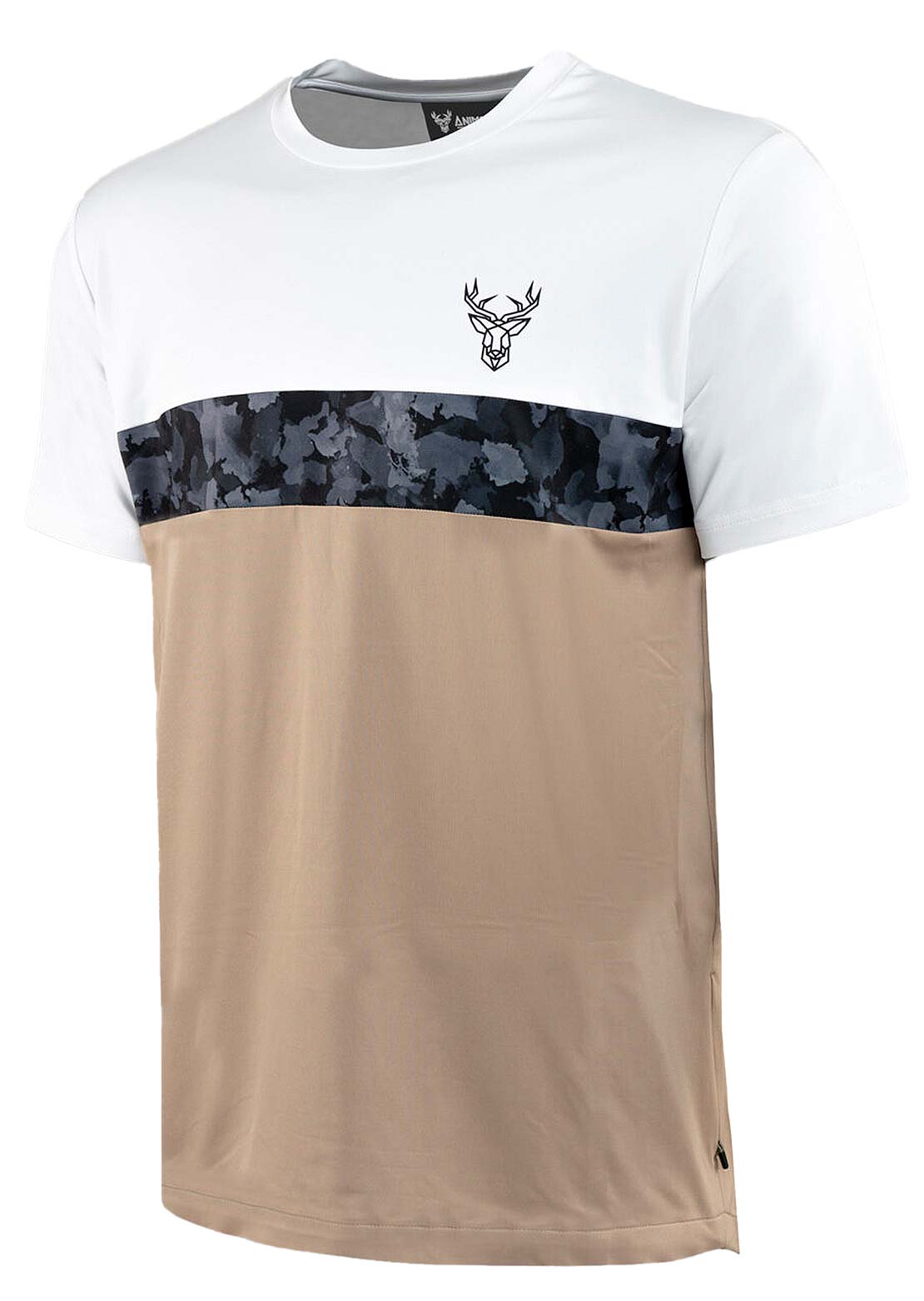 Animoz Men's Wild Short Sleeve Jersey Camel