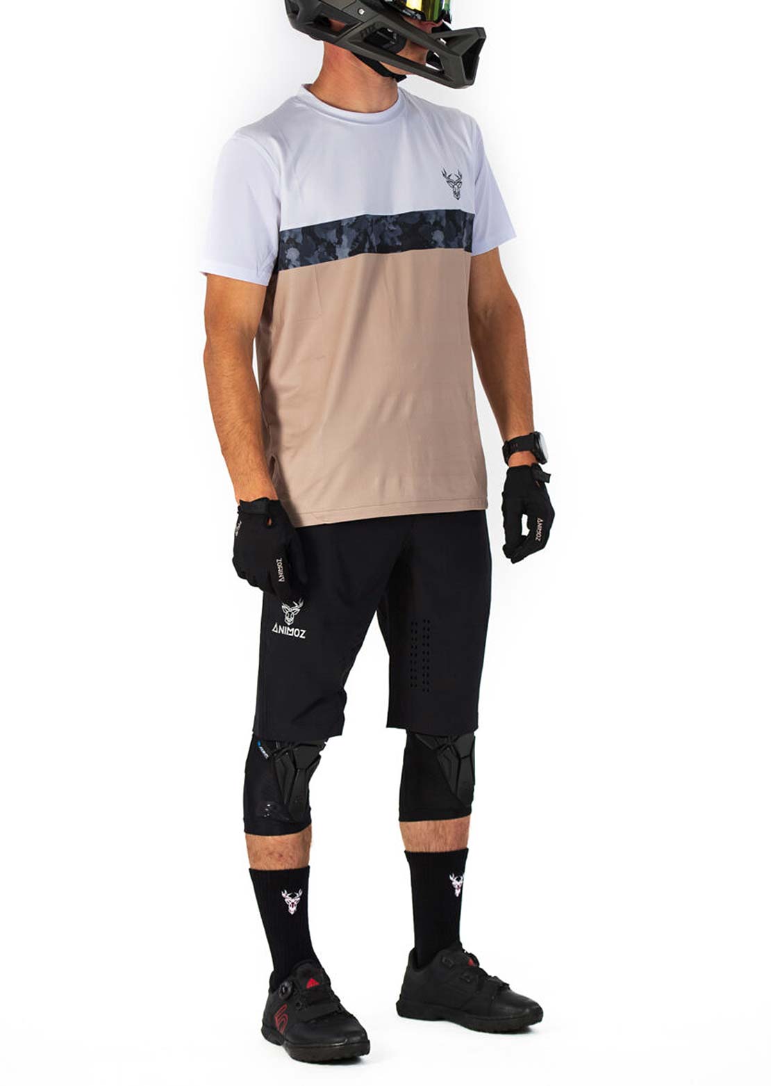 Animoz Men's Wild Short Sleeve Jersey Camel