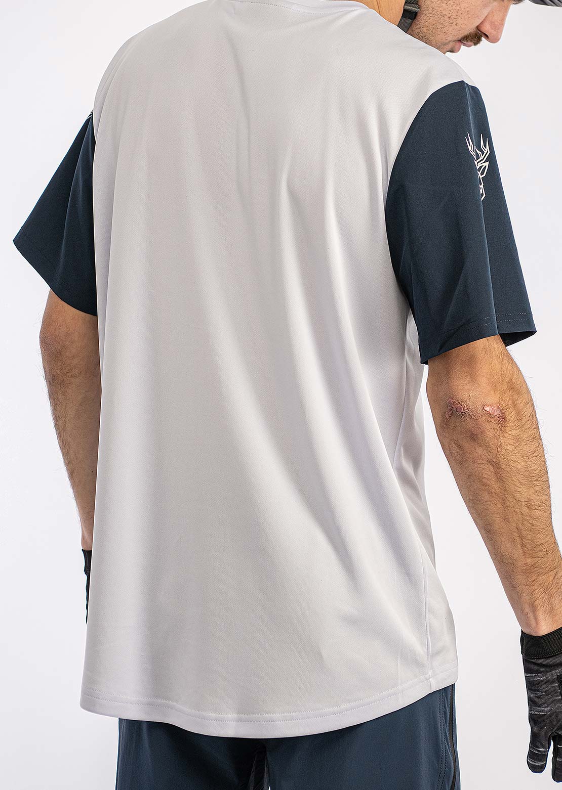 Animoz Men's Wild Short Sleeve Jersey Clear Gray