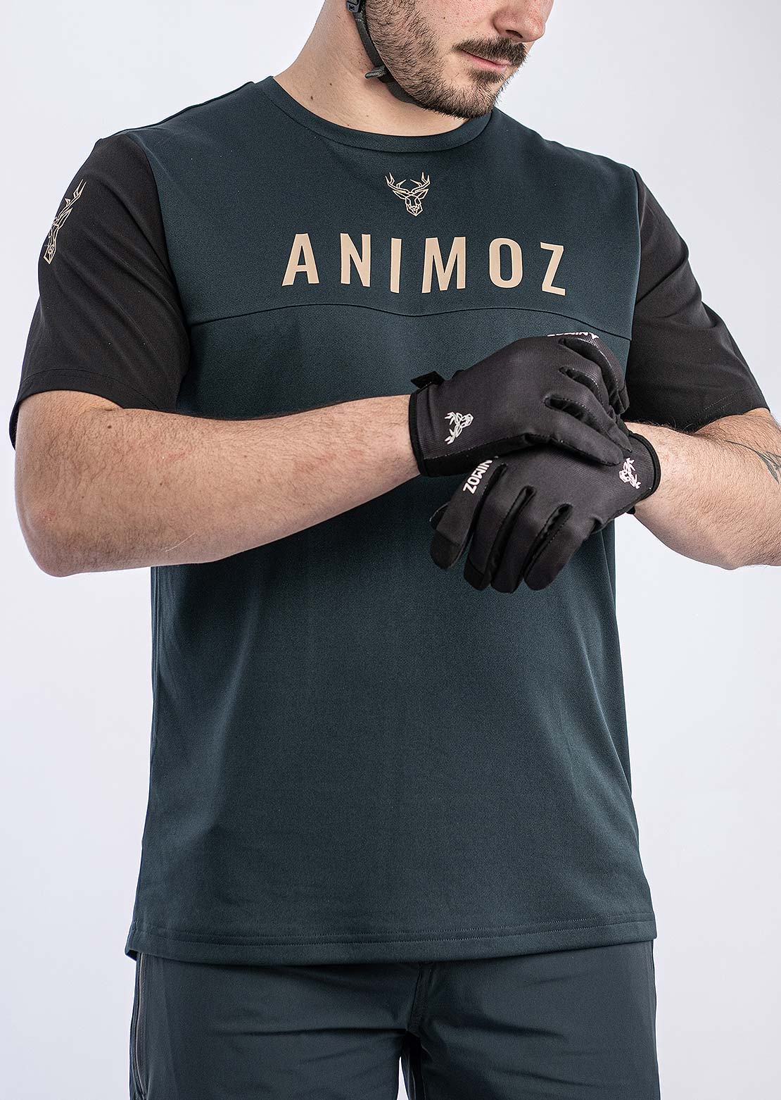 Animoz Men's Wild Short Sleeve Jersey Dark Grey