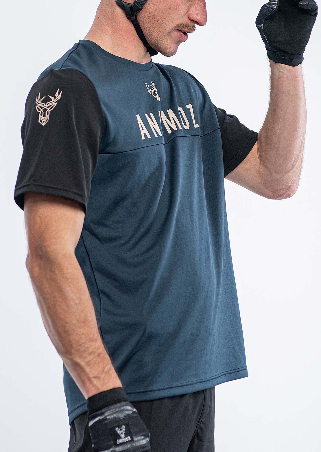 Animoz Men's Wild Short Sleeve Jersey Navy