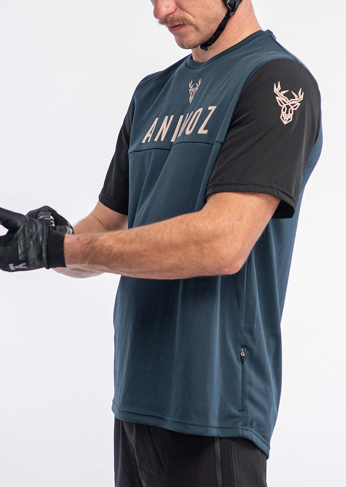 Animoz Men's Wild Short Sleeve Jersey Navy