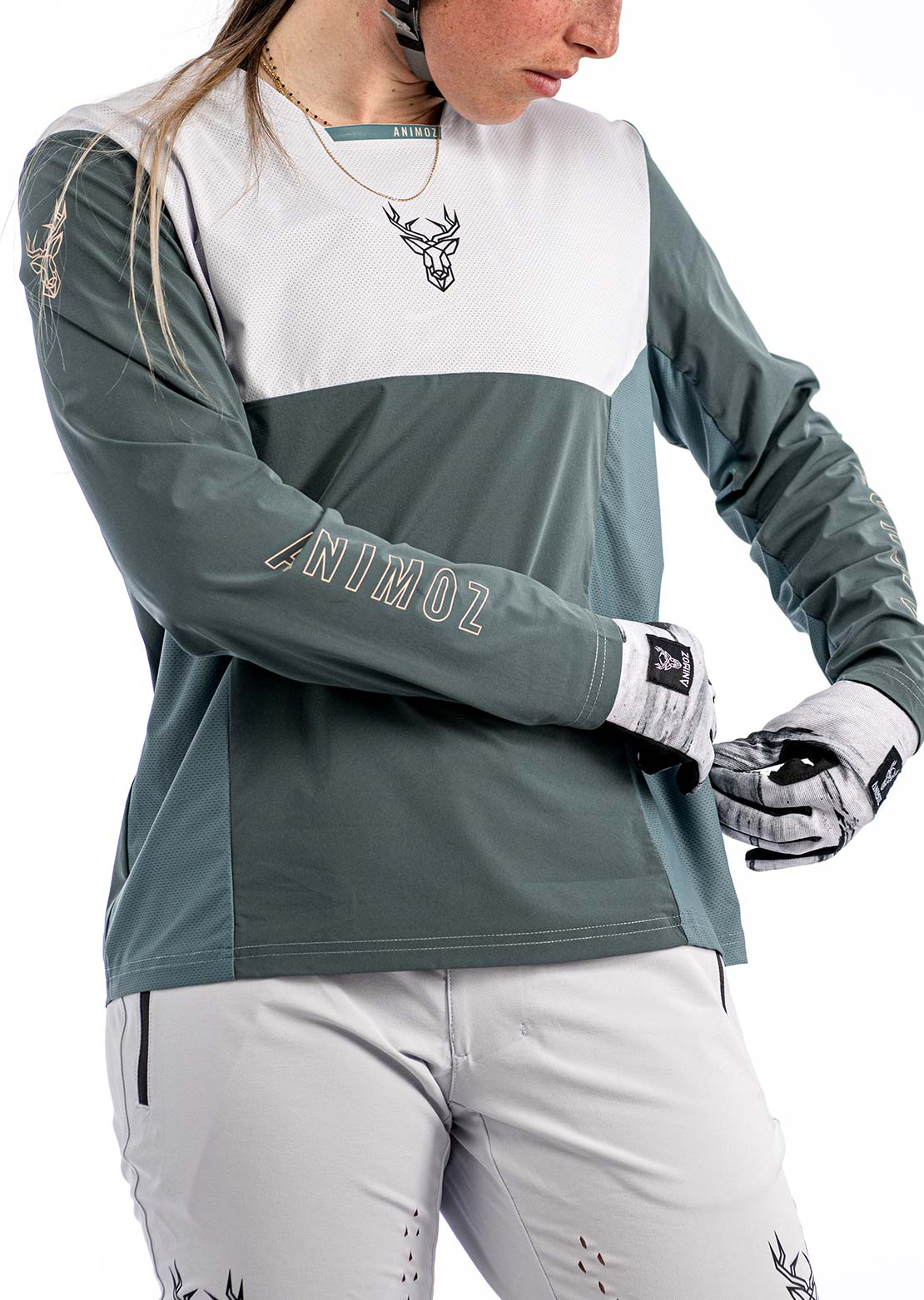 Animoz Women's Pure Long Sleeve Jersey Green