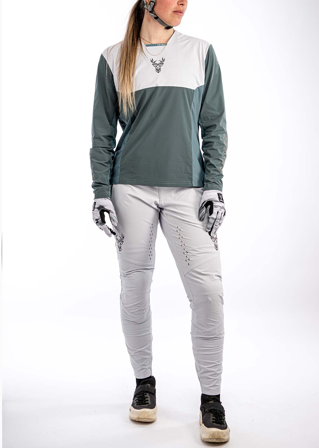 Animoz Women's Pure Long Sleeve Jersey Green