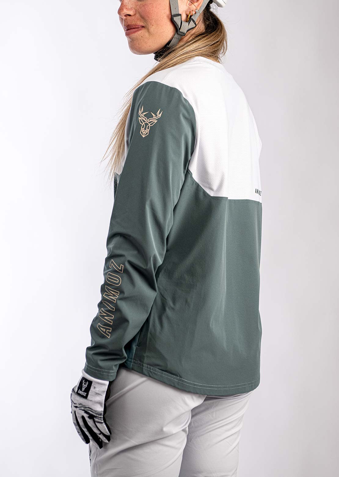 Animoz Women's Pure Long Sleeve Jersey Green
