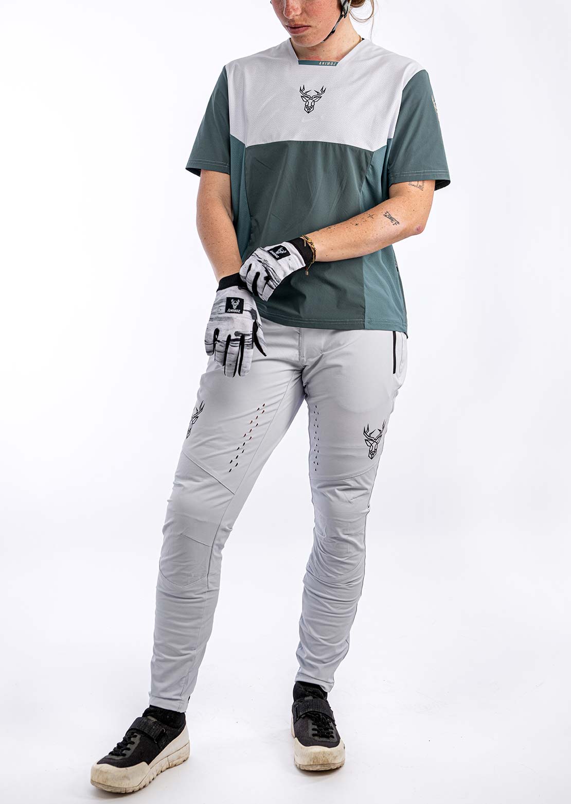 Animoz Women's Pure Short Sleeve Jersey Green