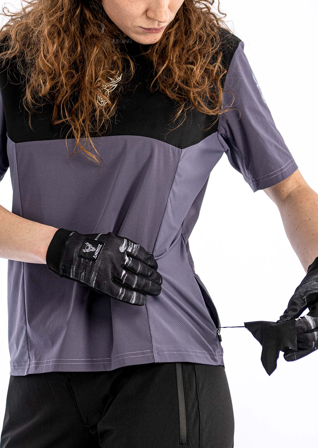 Animoz Women's Pure Short Sleeve Jersey Purple