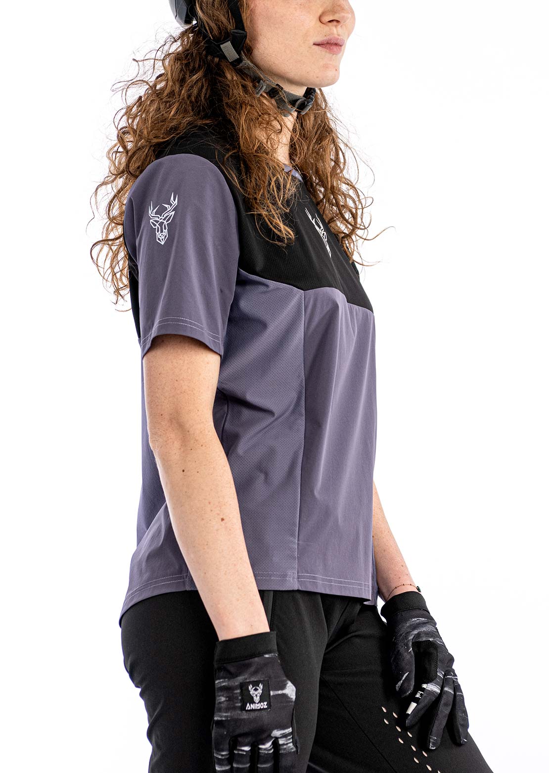 Animoz Women's Pure Short Sleeve Jersey Purple