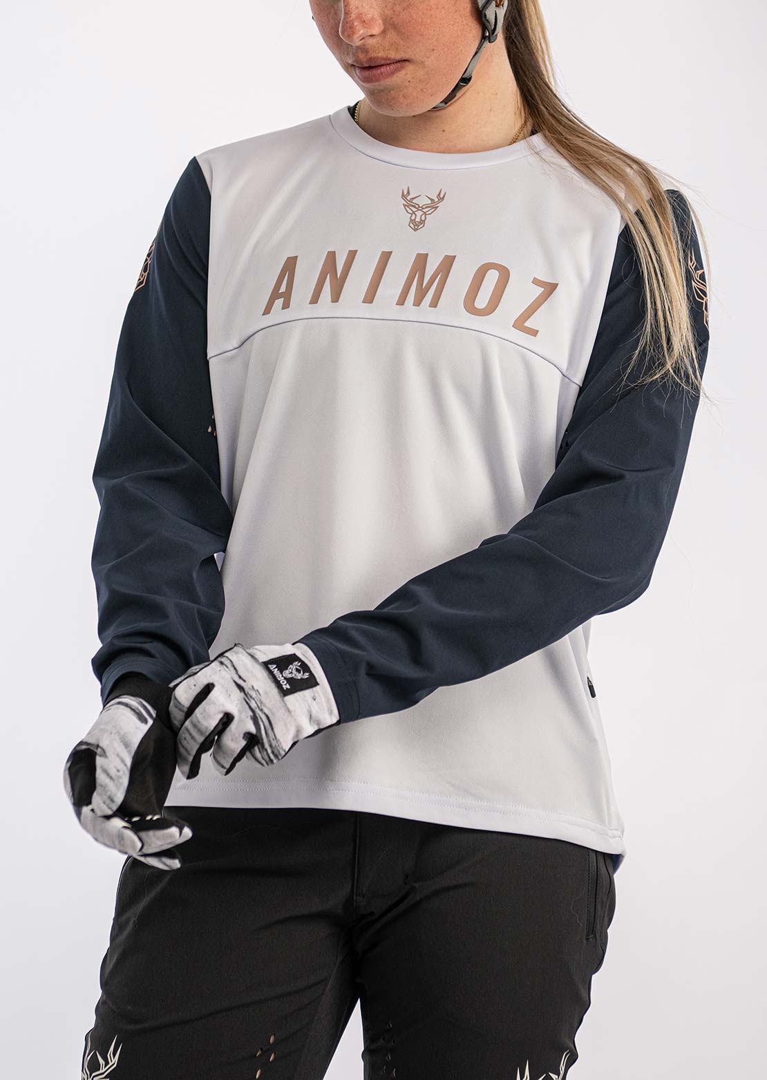 Animoz Women's Wild Long Sleeve Jersey Clear Grey