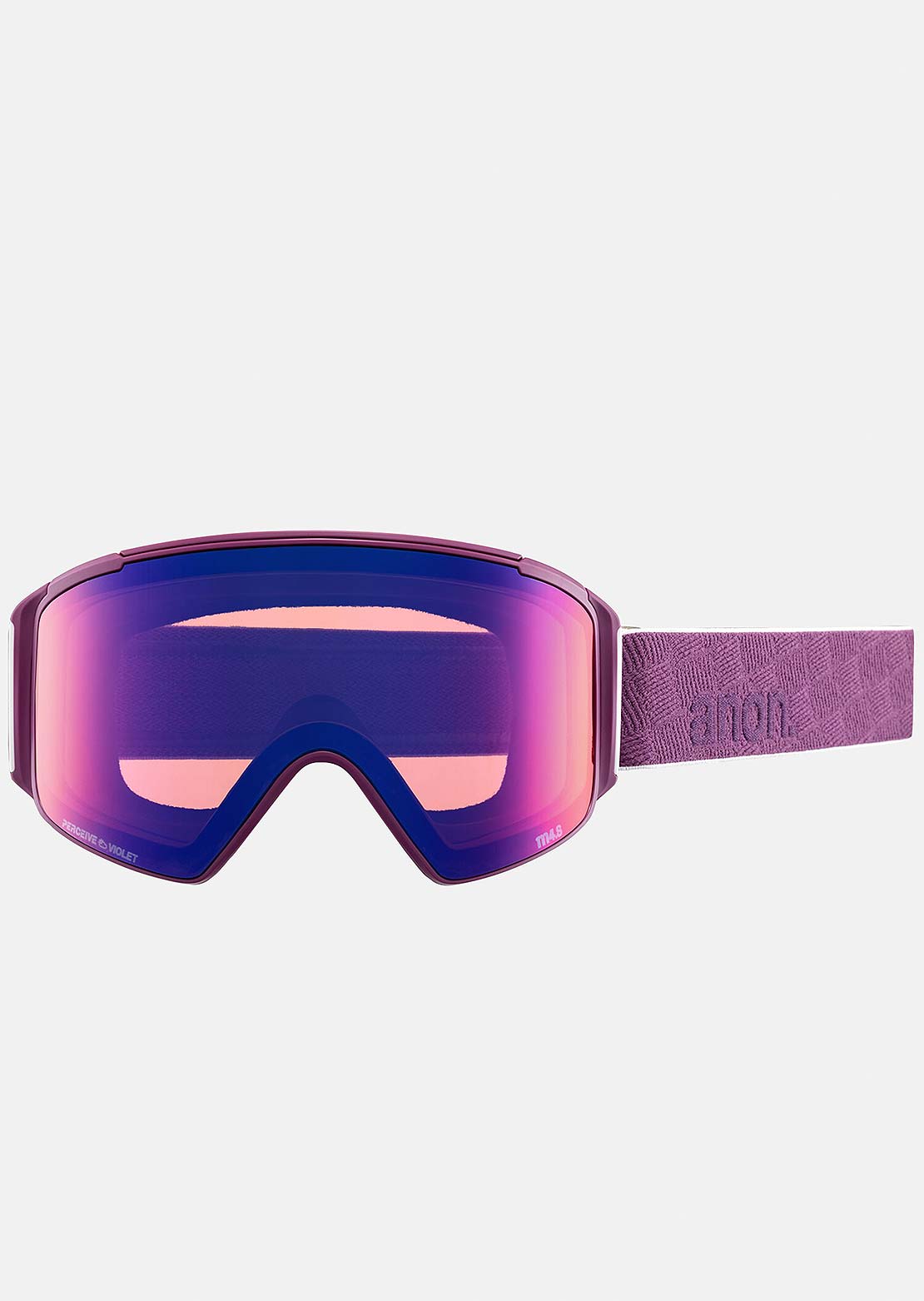 Anon M4S Cylindrical Goggles + Bonus Lens + MFI Face Mask Grape/Perceive Sunny Onyx