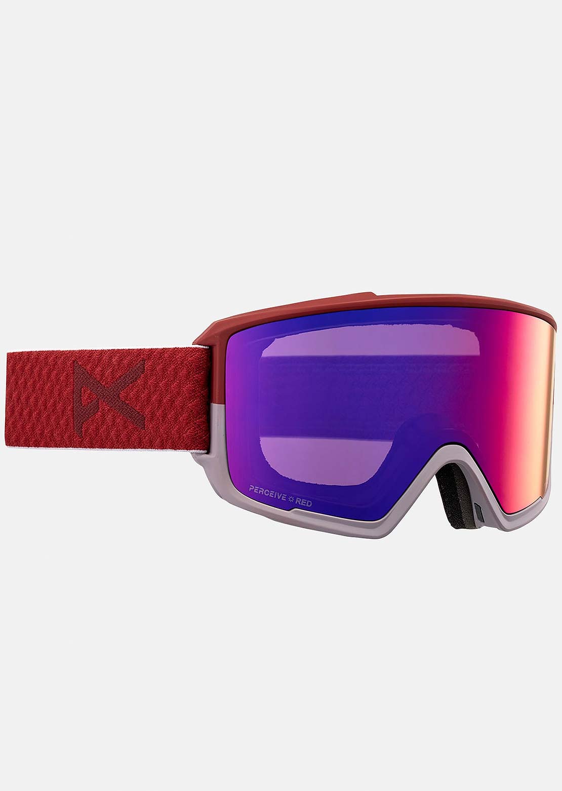 Anon Men&#39;s M3 + Bonus Lens + MFI Face Mask Googles Mars/Perceive Sunny Red