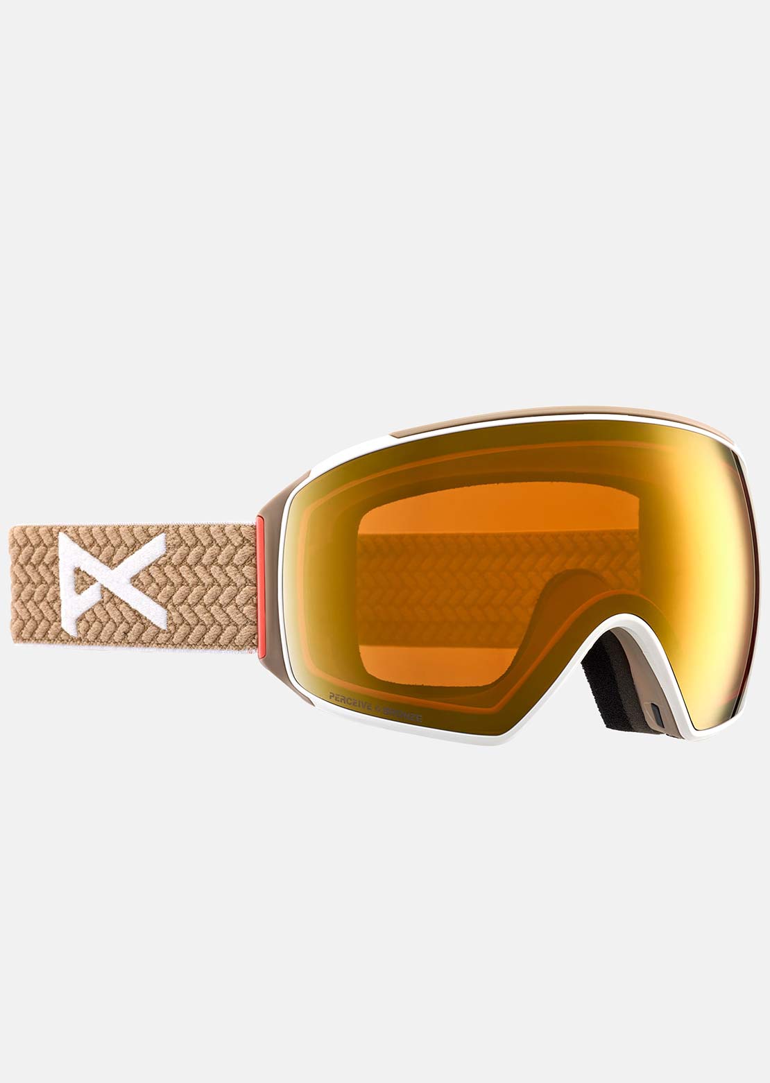 Anon Men's M4 Toric + Bonus Lens + MFI Face Mask Googles Summit Taupe/Perceive Sunny Bronze/Spare Perceive Cloudy Burst