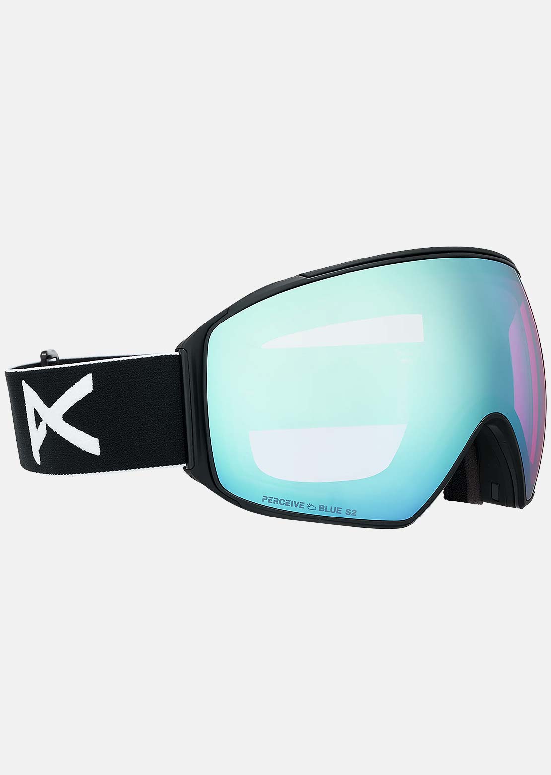 Anon Unisex M4 Goggles (Toric) + Bonus Lens + MFI Face Mask Black/Perceive Variable Blue